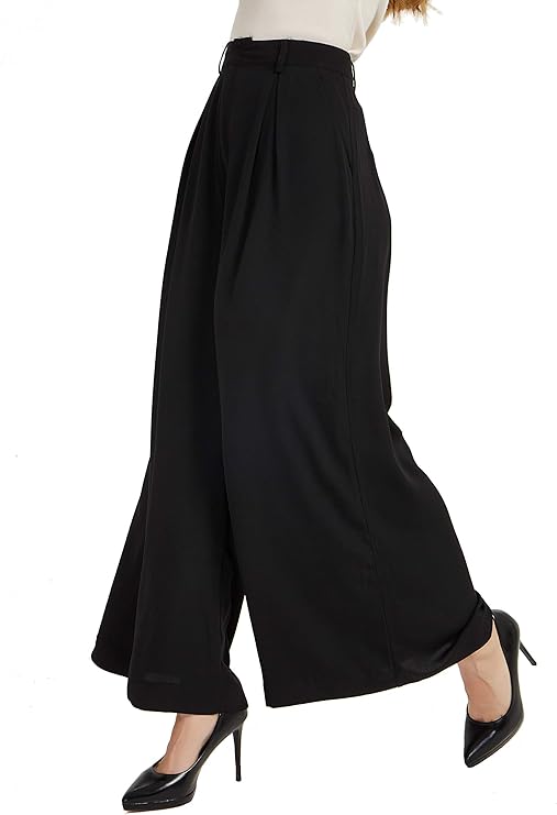 Wide Leg Long Palazzo Pants