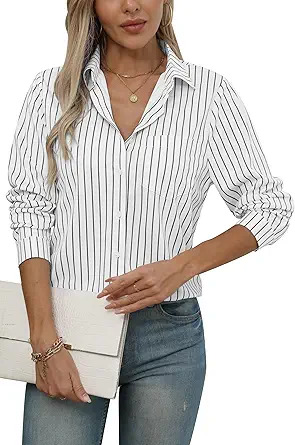 Striped Button Down Shirt